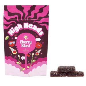 HIGH HEADS Sour Black Cherry Gummies 10pk [100mg]