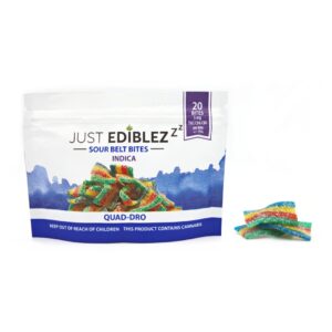 Quad Dro Sleep Sour Bites 1:1:1 20pk [THC 100mg | CBD 100mg | CBN 100mg]