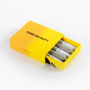 Solventless Infused Pre-rolls Australia 5pk Yellow Box Sativa – 2 G – 5 Pack