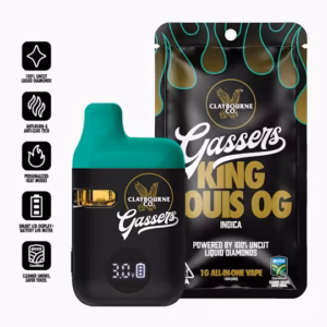 King Louis Og THC Vapes Australia | Gassers AIO | 1g