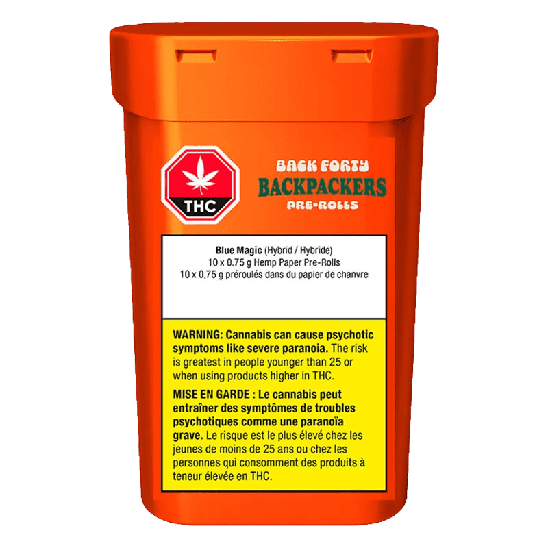 Backpackers Blue Magic Pre-rolls 10 x 0.75 g