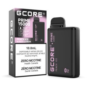 Gcore Prime 15k Zero Nicotine-Peach Ice