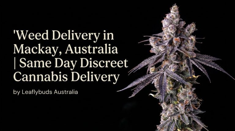 Weed Delivery in Mackay, Australia | Same Day Discreet Cannabis Delivery by Leaflybuds Australia